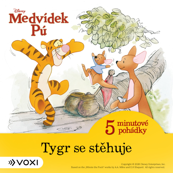 Obrázek podcastu Medvídek Pú - 5minutové pohádky - Tygr se stěhuje (5)