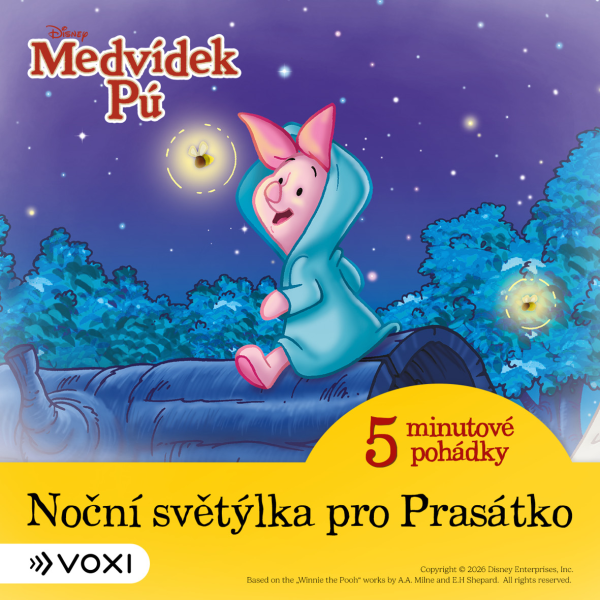 Obrázek podcastu Medvídek Pú - 5minutové pohádky - Noční světýlka pro Prasátko (12)