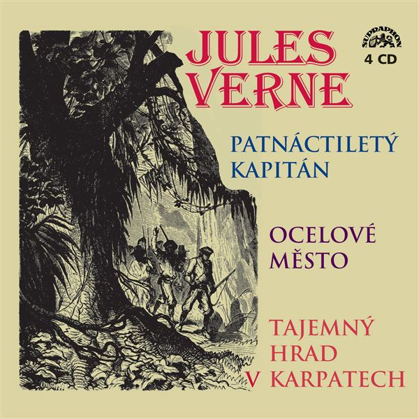 Obrázek podcastu Patnáctiletý kapitán, Ocelové město, Tajemný hrad v Karpatech
