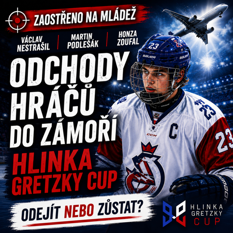 Obrázek epizody Zaostřeno na mládež: Odchody hráčů do zámoří a Hlinka Gretzky Cup očima agenta a scouta