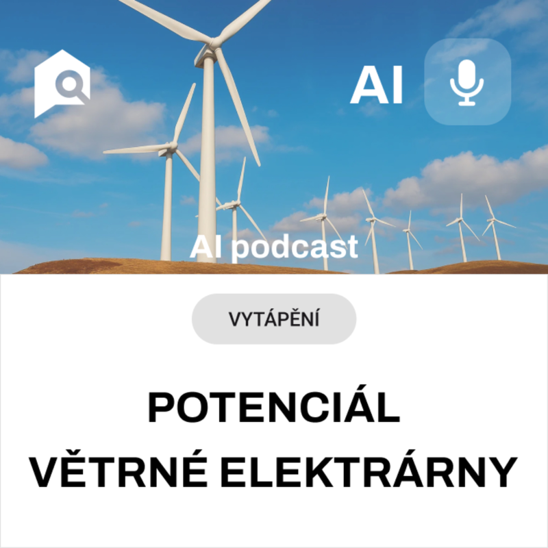 Obrázek epizody #62 AI souhrn - Větrná Energie v ČR: Potenciál, Překážky a Budoucnost