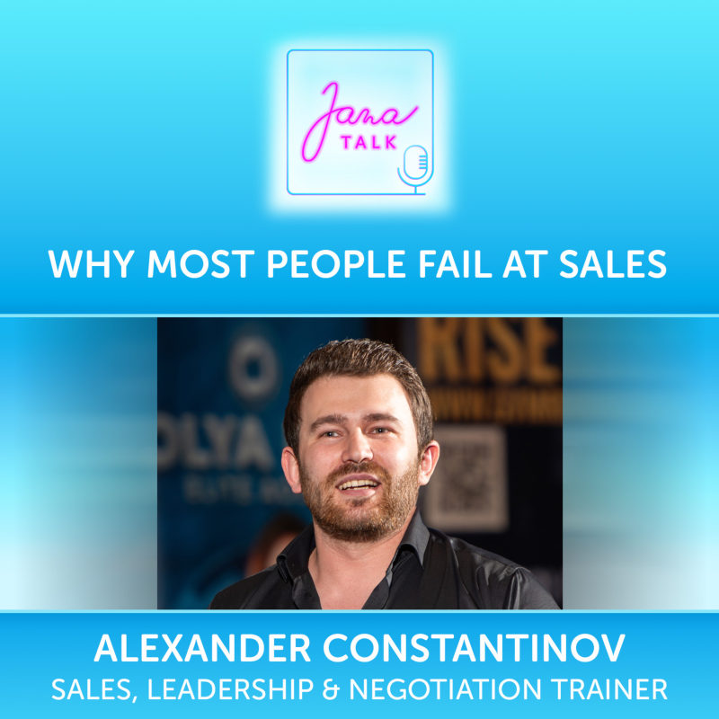 Obrázek epizody EN 39 Why Most People Fail at Sales 💛 How to Sell Without Being Pushy | Alexander Constantinov