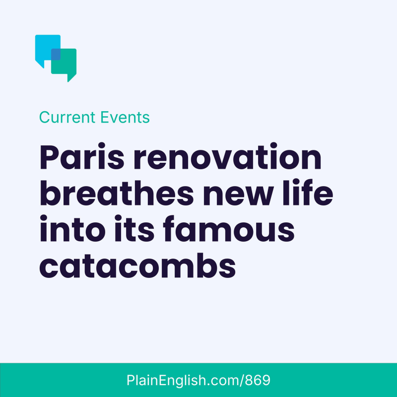 Obrázek epizody Paris catacombs reopen after renovation