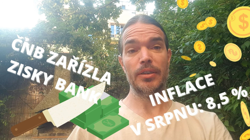Obrázek epizody Inflace v srpnu 2023: 8,5 % a ČNB zařízla zisky bank