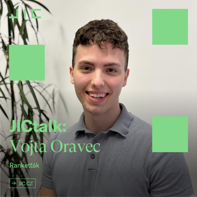 Obrázek epizody JICtalk: Vojta Oravec – Ranketťák
