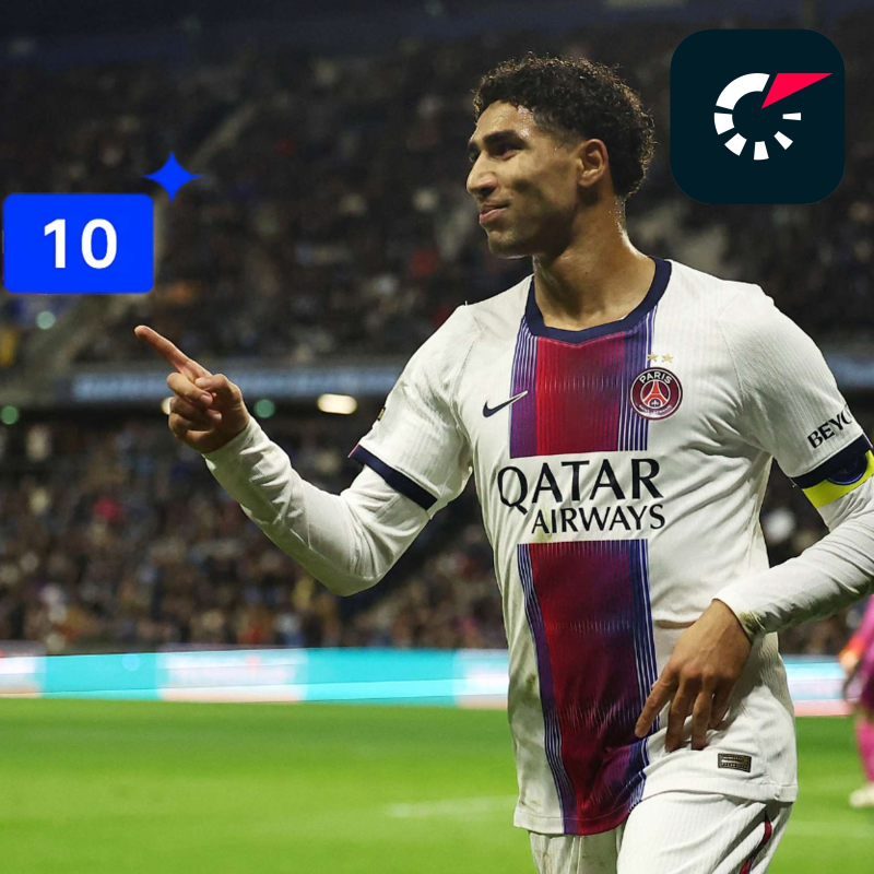 Obrázek epizody Fenomenální Hakimi dostal desítku! Unikát z PSG fungoval jako třetí křídlo a zapsal 3+2