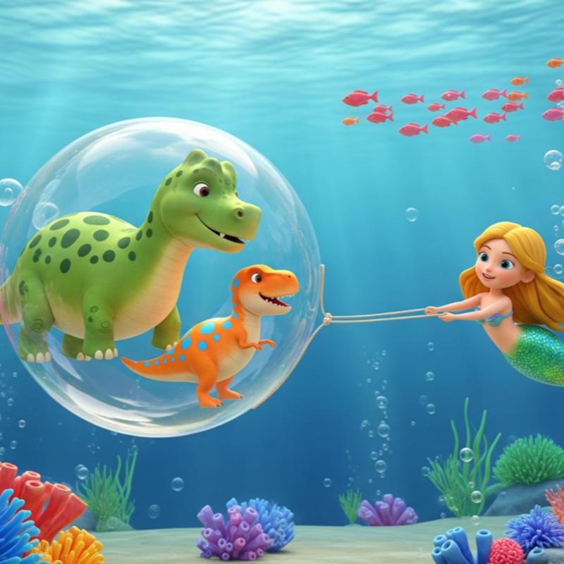 Obrázek epizody #31 Dino dobrodružství: Gloria, mořská panna! 🧜‍♀️