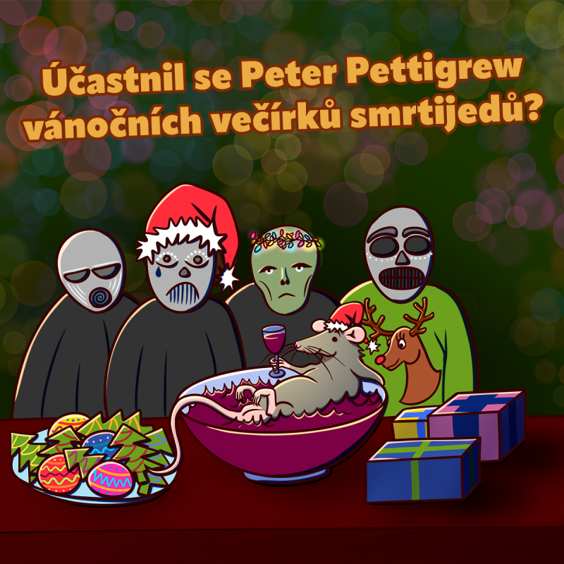 Obrázek epizody Účastnil se Peter Pettigrew vánočních večírků Smrtijedů? (S3E07-1)
