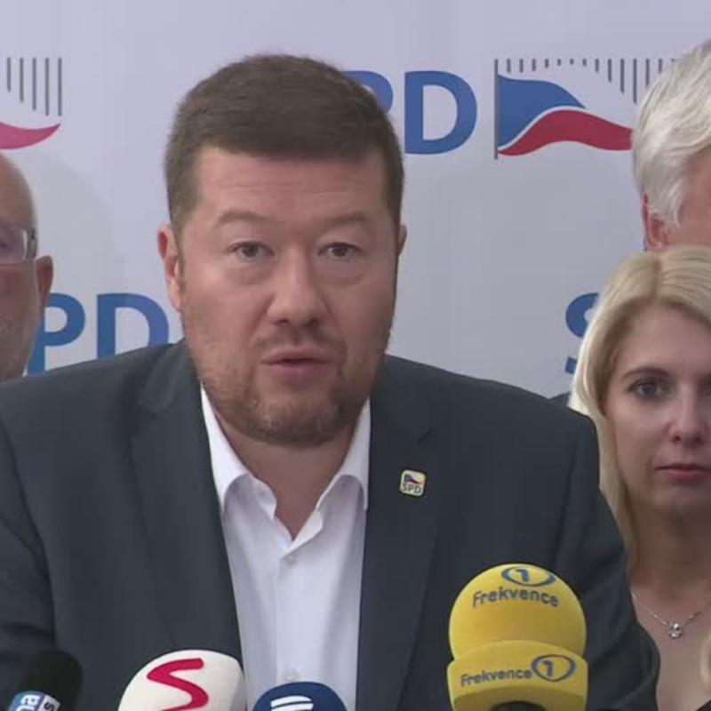 Obrázek epizody Okamura odmítá Babiše (zdroj: CNN Prima NEWS)