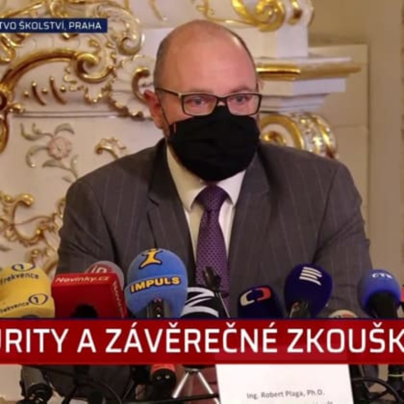 Obrázek epizody Tisková konference ministra školství Roberta Plagy