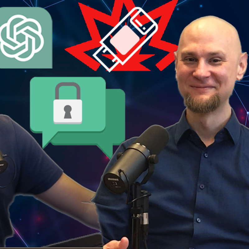 Obrázek epizody EP#164 - ChatGPT prozradil osobní data uživatelů, USB bomby a konec e2e šifrování? | SHRNUTÍ MĚSÍCE