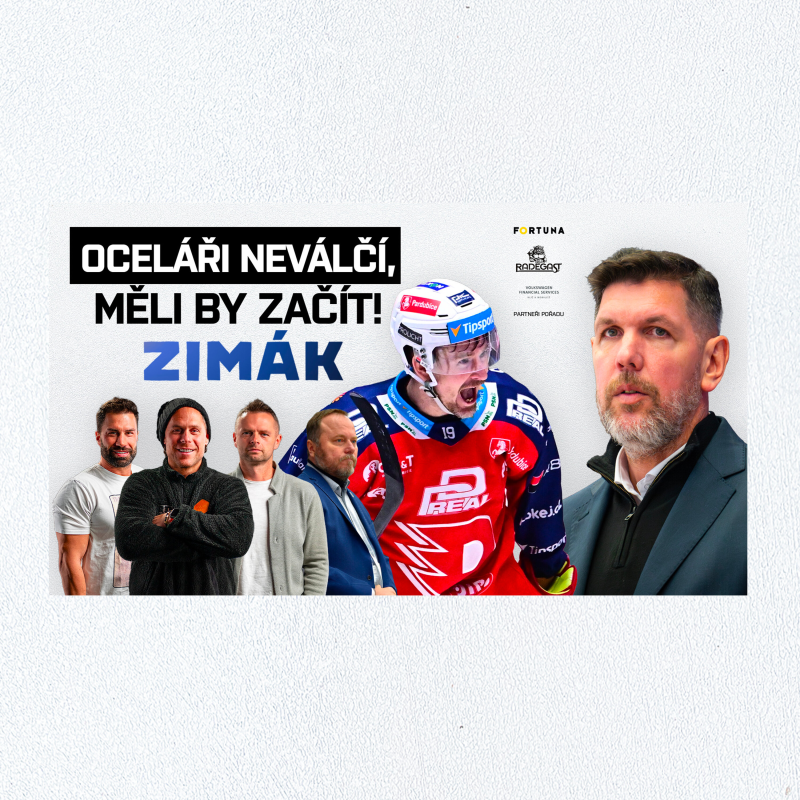 Obrázek epizody ZIMÁK s návodem, jak umlčet Červenku. Frodl mimo nároďák? Nefér. Chlapík do NHL