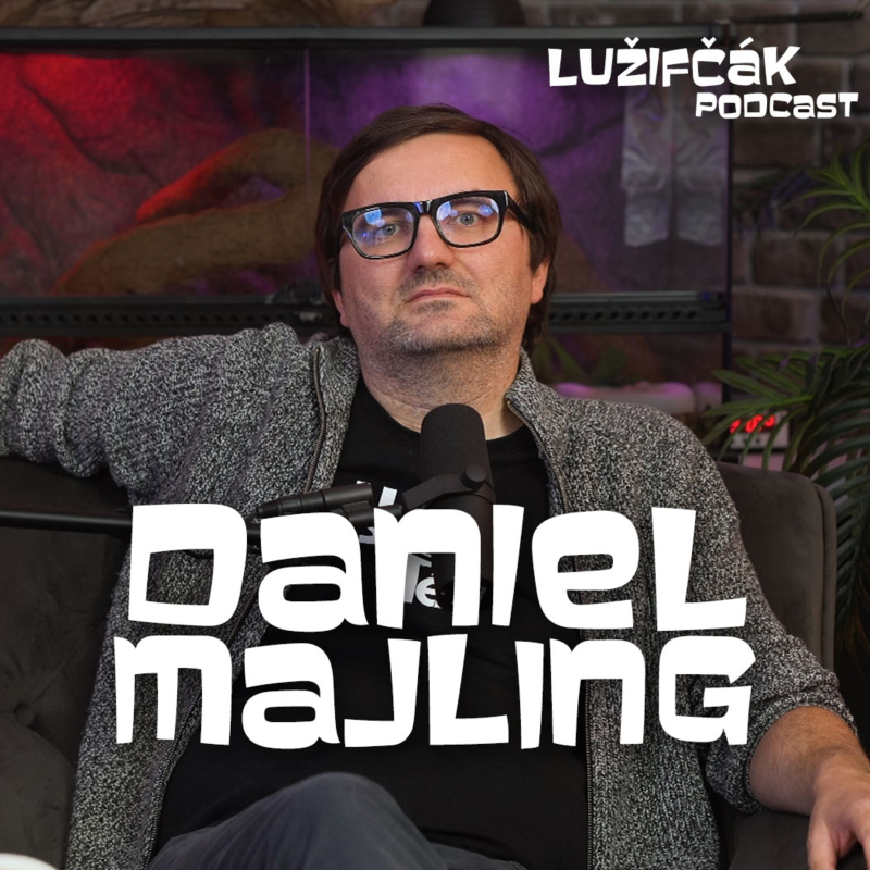 Obrázek epizody Lužifčák #229 Daniel Majling - Prvý animák som kreslil myšou a odnaučiť sa to už nedá