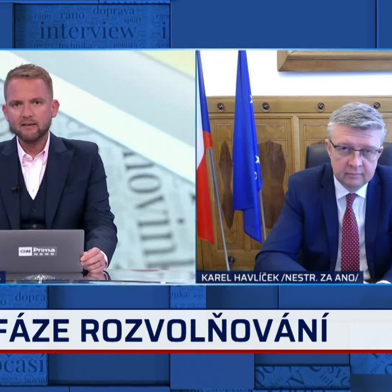 Obrázek epizody Rozhovor s Karlem Havlíčkem (zdroj: CNN Prima NEWS)