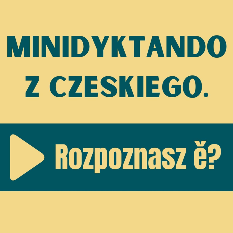 Obrázek epizody 118: Minidyktando z czeskiego. Rozpoznasz ě?