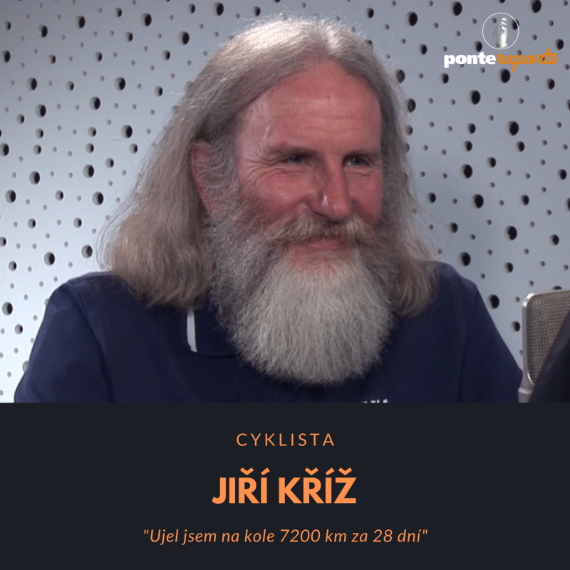 Obrázek epizody Jiří Kříž – cyklista: Ujel jsem na kole 7200 km za 28 dní