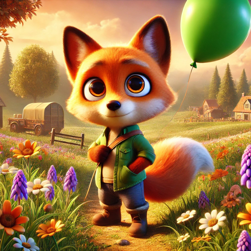 Obrázek epizody O lišce Elišce a létajícím balónku - Pohádka na dobrou noc