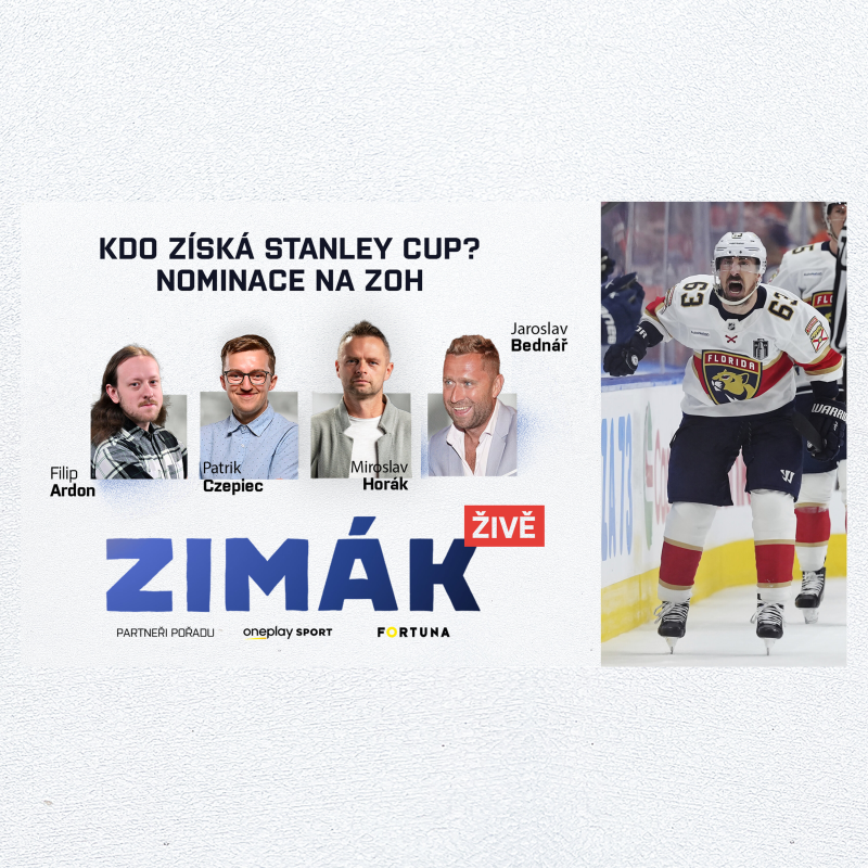 Obrázek epizody Zimák ŽIVĚ | Zacha ano, Hertl ne. Co všechno lze číst v první šestce pro olympiádu?