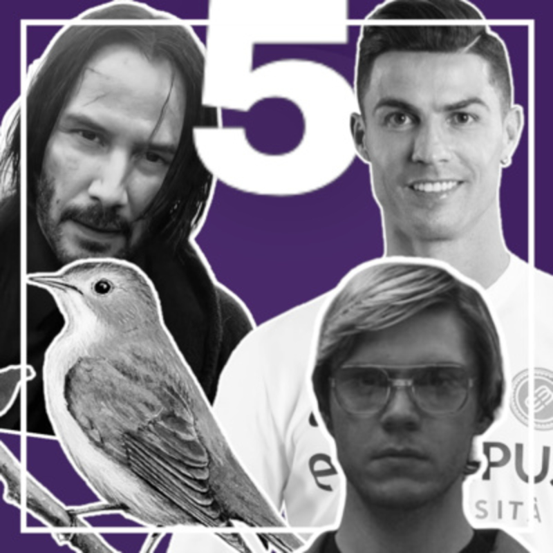 Obrázek epizody "PĚTKA" // Slavíka bere Dahmer, CR7 dostala kopačky a Wakanda? Forever!!