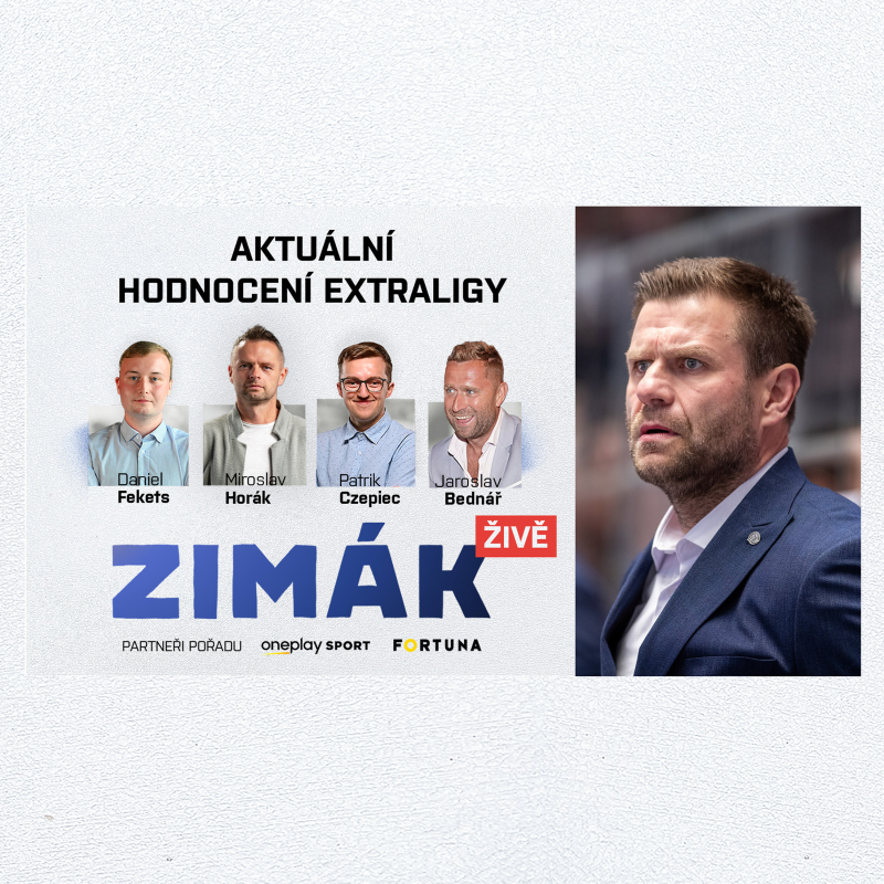 Obrázek epizody Zimák ŽIVĚ | Na co se čeká u Sparty? Varaďův rýpanec do Pardubic a starý dobrý Třinec