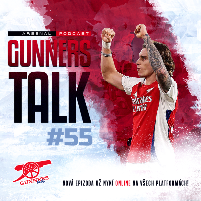 Obrázek epizody Gunners Talk #55 | Rozbory zápasů s Dynamem Záhřeb & Wolves, Calafiori střelec důležitých branek, Petice proti Oliverovi, Posily v nedohlednu, Márův rage & Havertzův progres