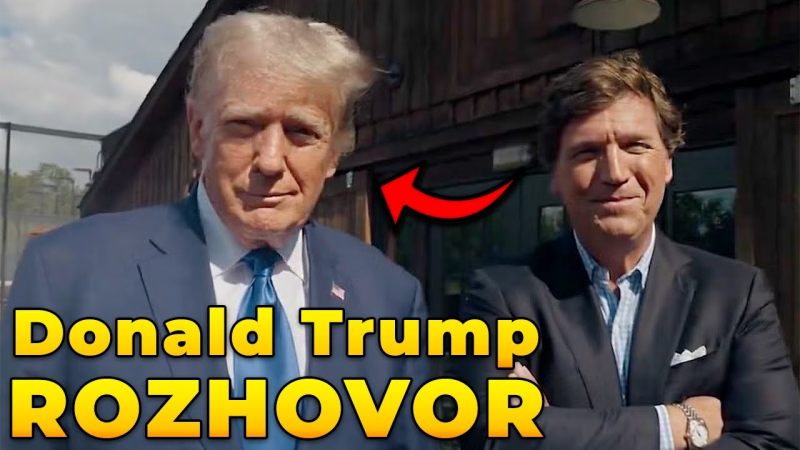 Obrázek epizody Rozhovor DONALDA TRUMPA s Tucker Carlson (REAKCE)