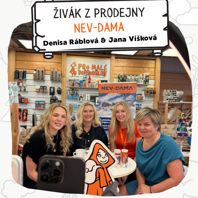 Obrázek epizody Živák z prodejny: Lyžování s dětmi: kam na hory a jak si odpočinout | Jana Víšková a Denisa Ráblová z @nev_dama