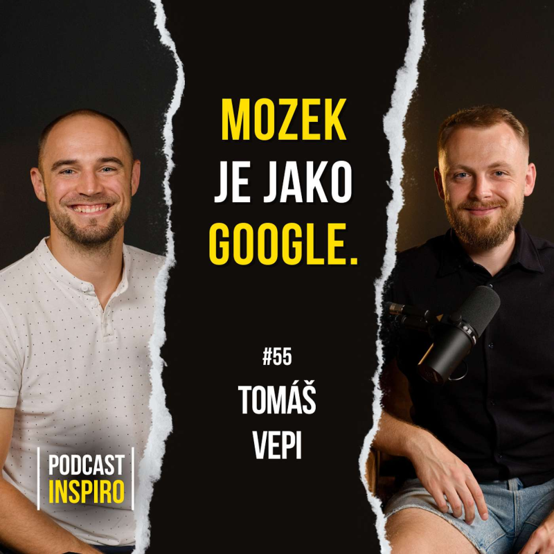 Obrázek epizody Jak překonat nervozitu z přednášky, proslovu nebo prezentace? Řeč těla - Tomáš Vepi | Inspiro