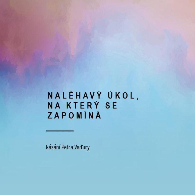 Obrázek epizody Naléhavý úkol, na který se zapomíná - Petr Vaďura