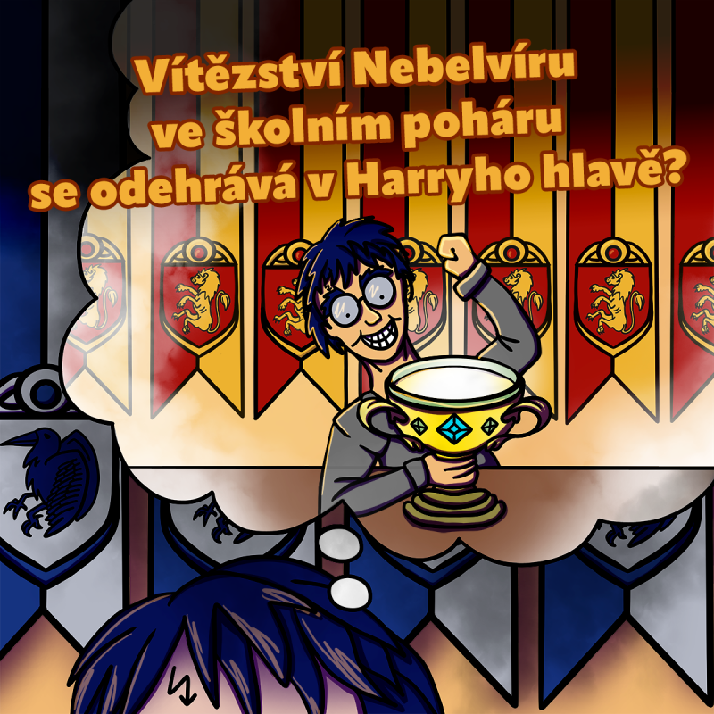 Obrázek epizody Vítězství Nebelvíru ve školním poháru se odehrává v Harryho hlavě? (S3E22-2)
