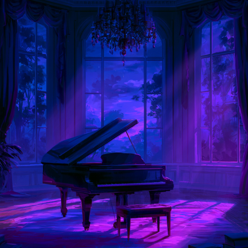 Obrázek epizody Purple Noise and Gentle Piano for Deep Sleep