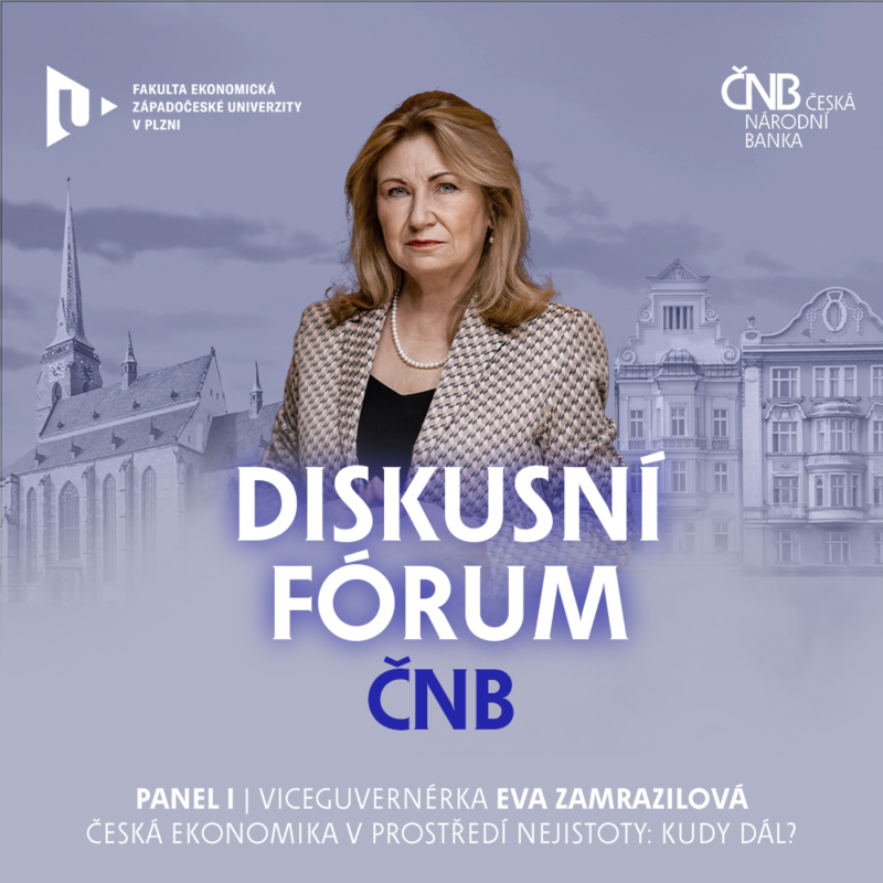 Obrázek epizody Česká ekonomika v prostředí nejistoty: Kudy dál? | Diskusní fórum ČNB v Plzni