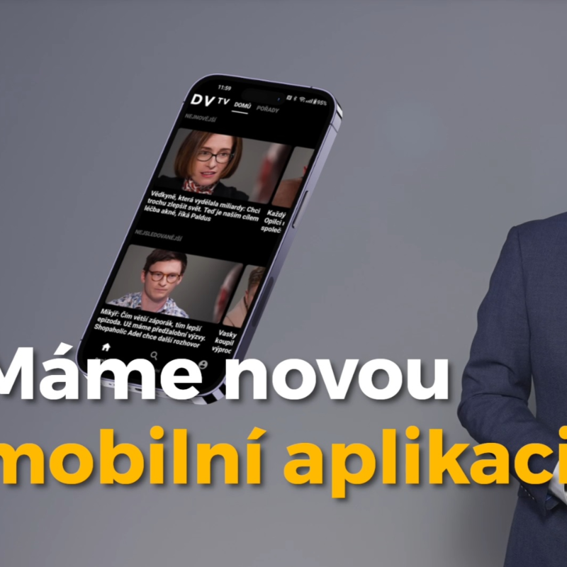 Obrázek epizody Nová mobilní aplikace DVTV je tu! Mějte ty nejlepší rozhovory vždy u sebe