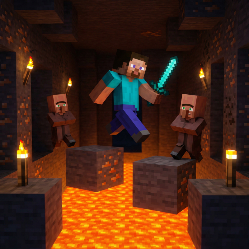 Obrázek epizody 48. Parkour přes lávu