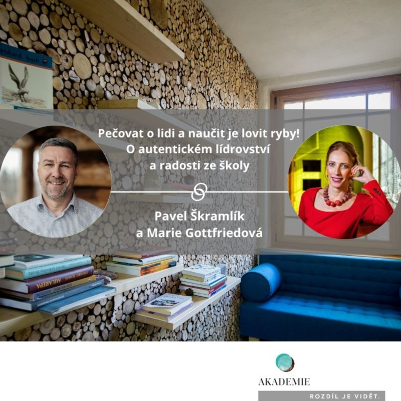 Obrázek epizody Pečovat o lidi a naučit je lovit ryby! O autentickém lídrovství a radosti ze školy s Marií Gottfriedovou.