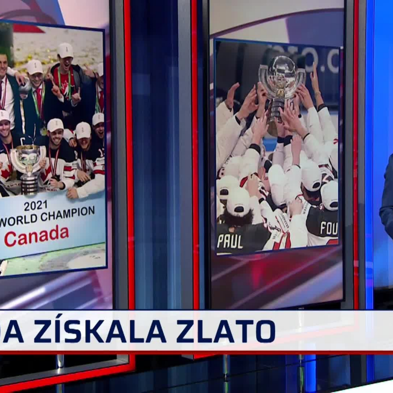 Obrázek epizody Zlato na MS v hokeji 2021 získala Kanada (zdroj: CNN Prima NEWS)