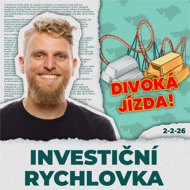 Obrázek epizody Volatilní komodity, slabý dolar a změny penzijního systému 💸 Investiční rychlovka