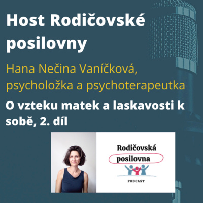 Obrázek epizody 28 - O vzteku matek a laskavosti k sobě, Hana Vaníčková, Host Rodičovské posilovny, díl 2.