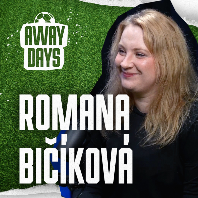 Obrázek epizody Tlumočnice Romana Bičíková: Z Guardioly jsem byla nervózní, faux-pas mě minulo, ale výstřihy už nenosím | Away Days #60