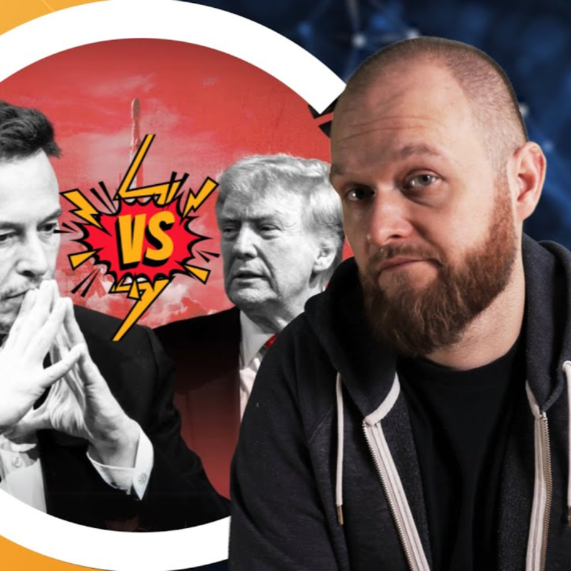 Obrázek epizody Musk vs. Trump drama ohrožuje Bitcoin - CEx 06/06/2025
