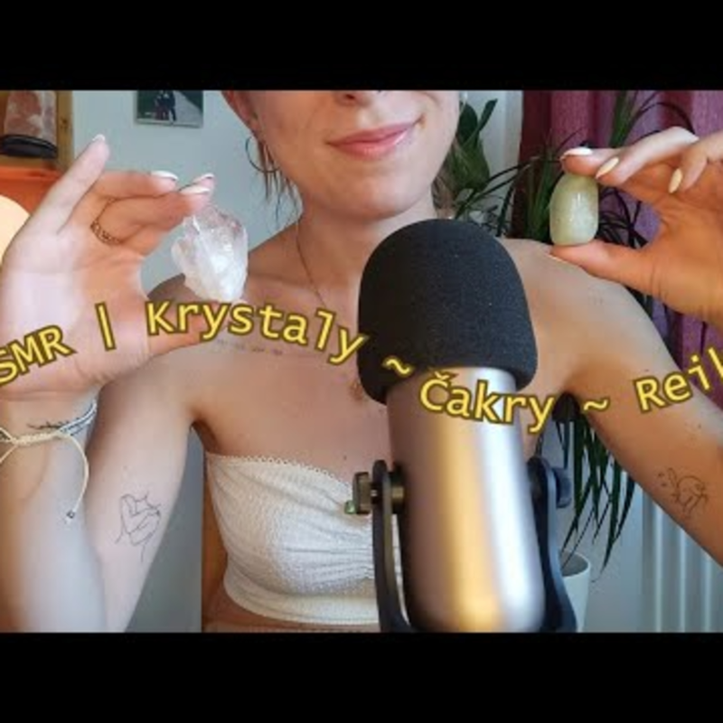 Obrázek epizody ASMR Crystals for Chakras – Reiki Energy & Soft Whispering (CZ)
