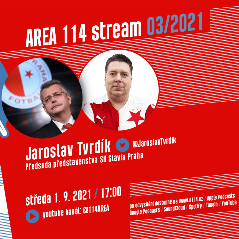 Obrázek epizody AREA 114 stream s Jaroslavem Tvrdíkem aneb „Hovory z Le Palais“