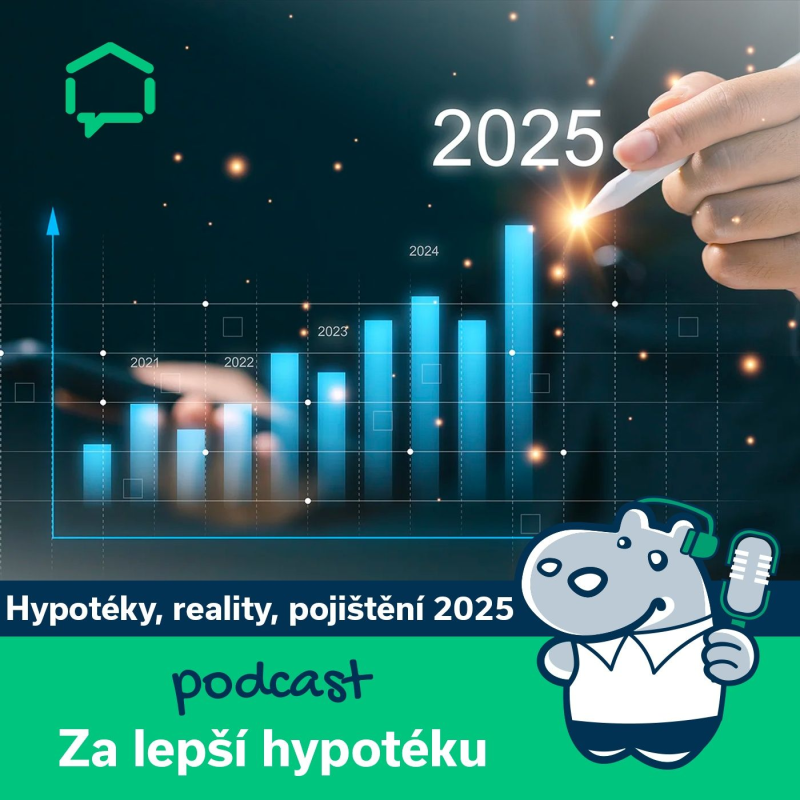 Obrázek epizody 171. Jaký byl vývoj trhu hypoték, realit a pojištění v roce 2025