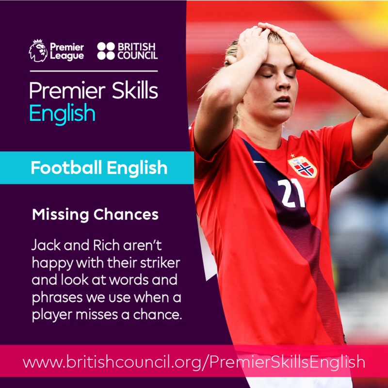 Obrázek epizody Football English: Missing chances