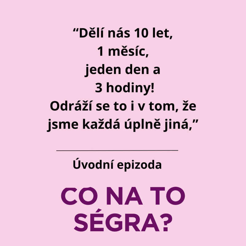 Obrázek epizody Věkový rozdíl & jak vidíme jedna druhou?
