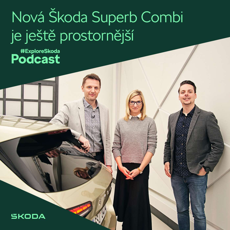 Obrázek epizody #ExploreŠkoda Podcast: Nová Škoda Superb Combi je ještě prostornější