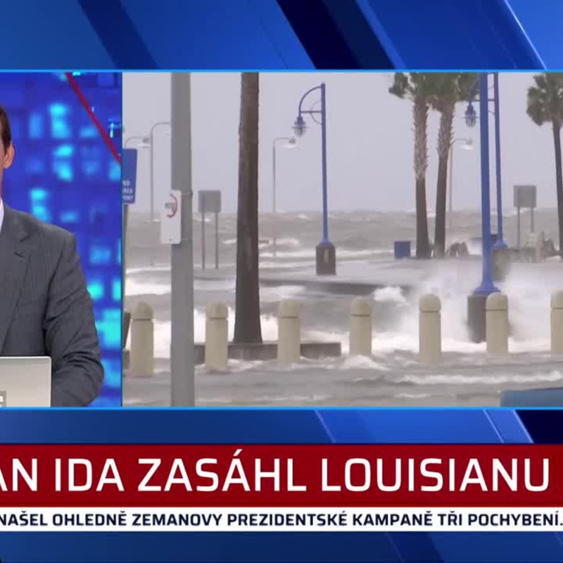 Obrázek epizody Hurikán Ida zasáhl Louisianu