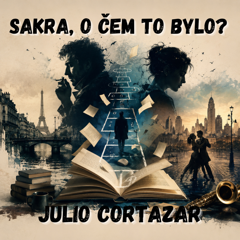 Obrázek epizody 78. Julio Cortázar – Kniha, která odmítá jít rovně (Nebe, peklo, ráj)