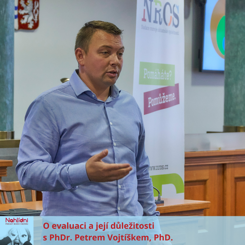 Obrázek epizody O evaluaci a její důležitosti s PhDr. Petrem Vojtíškem, PhD.