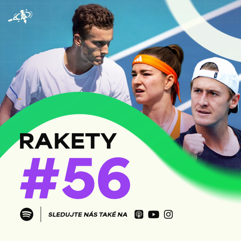 Obrázek epizody RAKETY #56 | V Miami válí Lehečka i Muchová, Světová jednička OUT! Co se stalo Alcarazovi?!